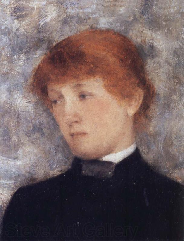 Fernand Khnopff Portrait of A Woman Norge oil painting art